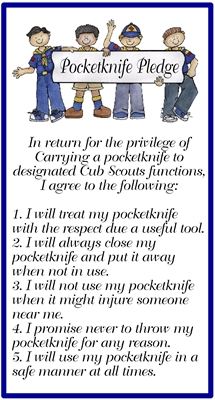 Pocketknife Pledgesm