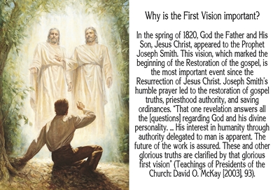 Why is the First Vision important sm