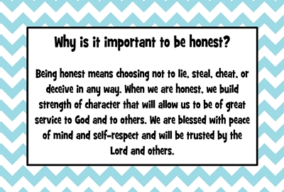 Why is it important to be honest 2 sm
