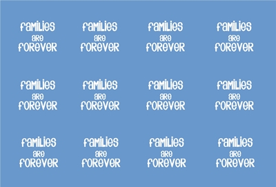 Families are Forever Bottle cap lblue preview