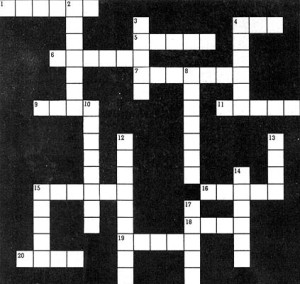 Crossword puzzle