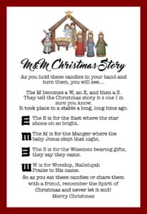 M&m Christmas Story – The Idea Door