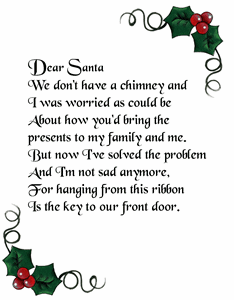 Santa'S Magic Key - Leave Santa A To Your Door To Deliver Presents