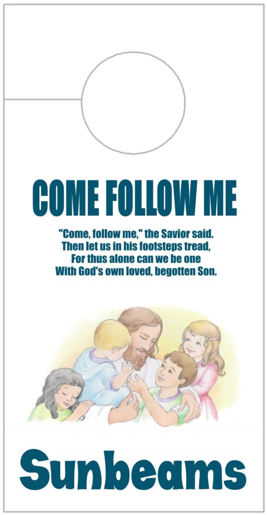 Door Hangers Come Follow Me The Idea Door